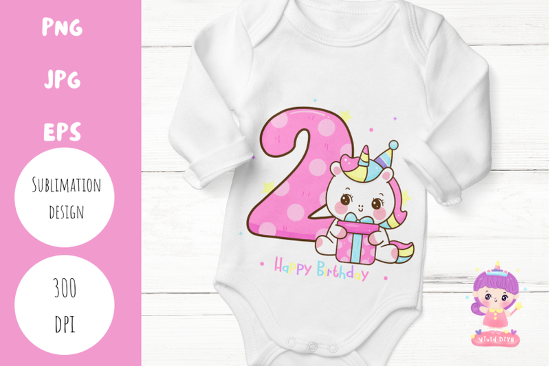 happy-birthday-2-years-old-with-unicorn-kawaii-clipart-cute
