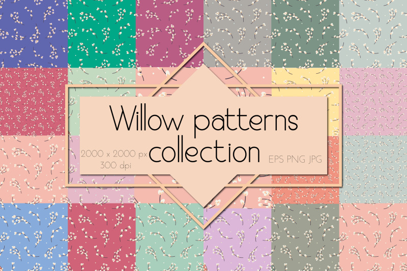 collection-of-seamless-willow-patterns