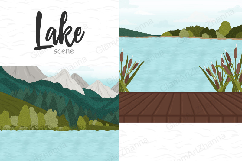 lake-clip-arts-mountain-scene-png