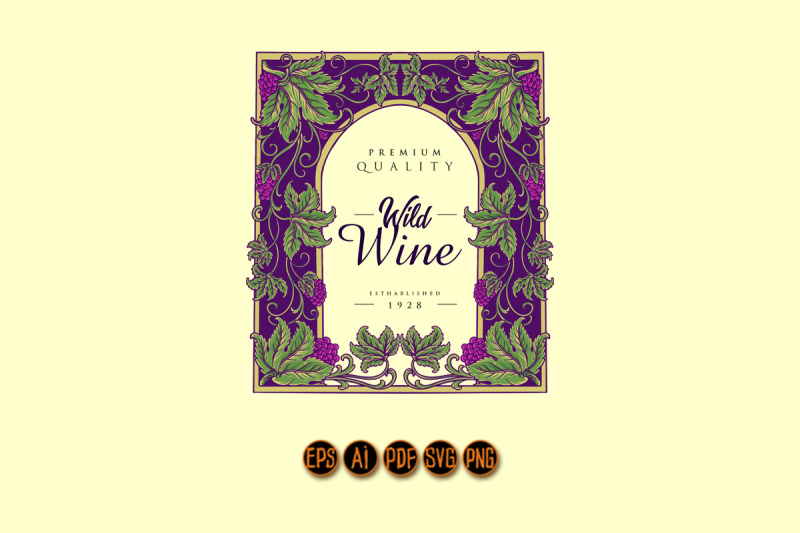 vintage-luxury-wine-floral-labels