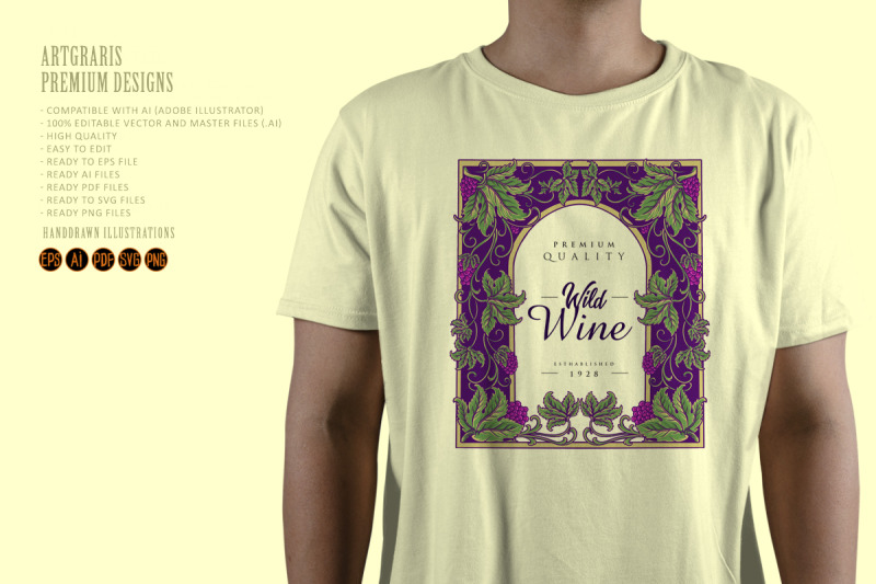 vintage-luxury-wine-floral-labels