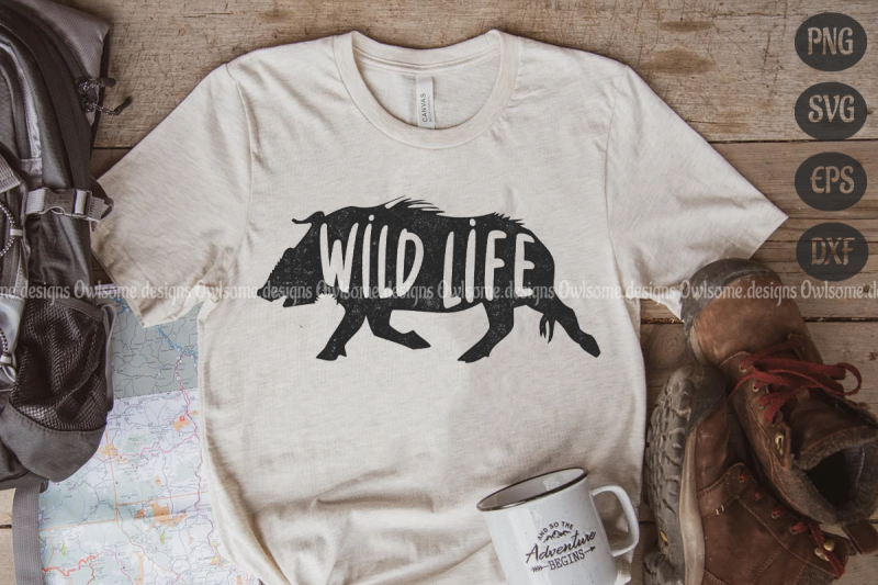 vintage-wild-boar-wild-life-sublimation