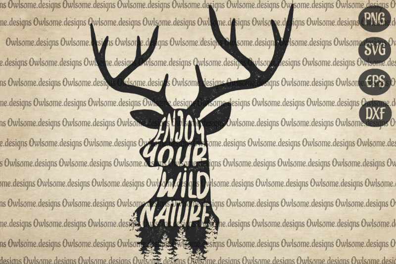 vintage-deer-enjoy-your-wild-nature-sublimation-design