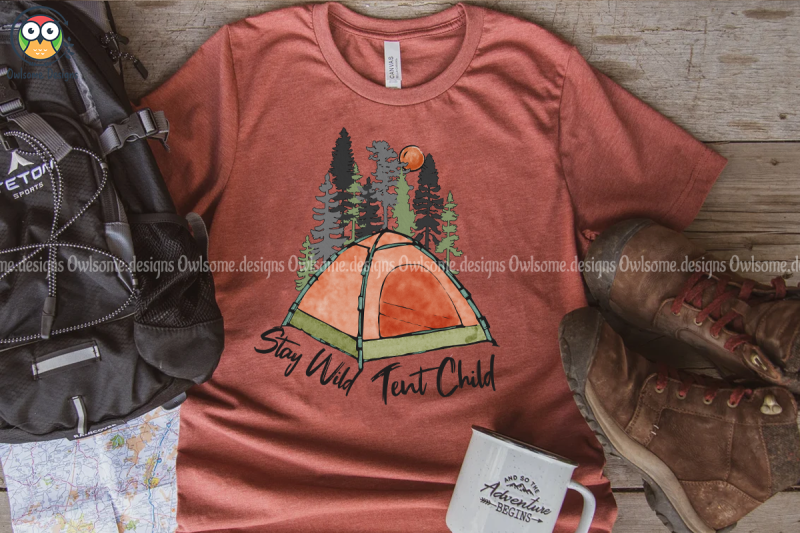 stay-wild-tent-child-sublimation-design