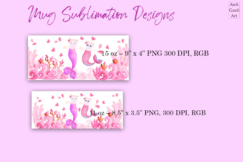 mermaid-cats-sublimation-designs-mother-039-s-day-sublimation