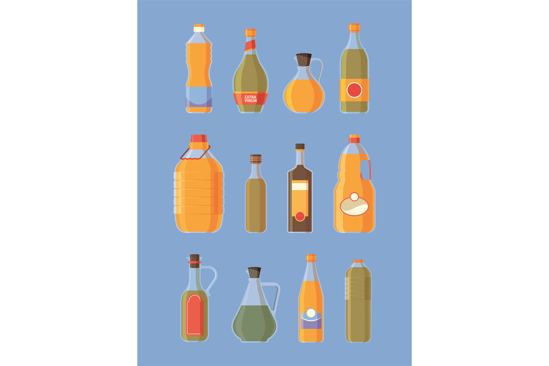 oil-bottles-collection-liquid-ingredient-for-cooking-food-garish-vect