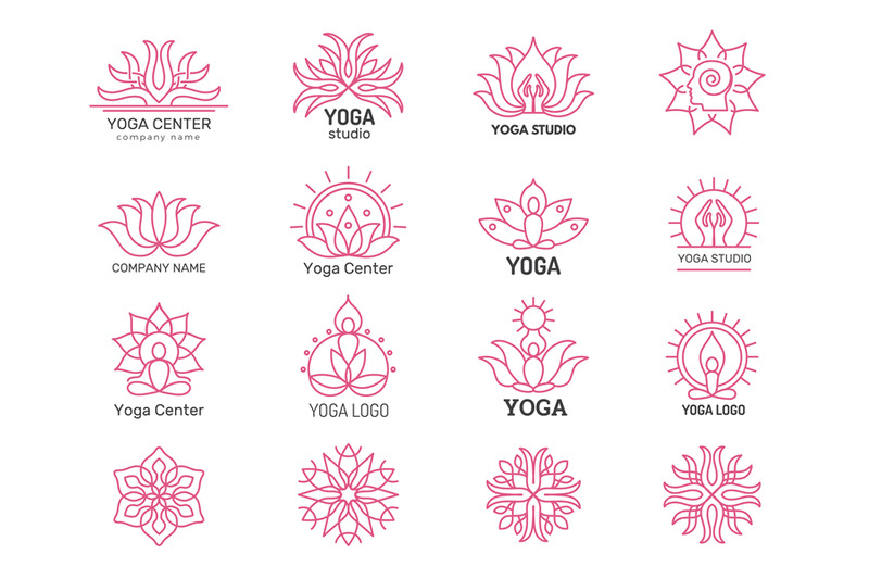 yoga-logotypes-healthcare-spa-and-yoga-practice-pictures-of-stylized