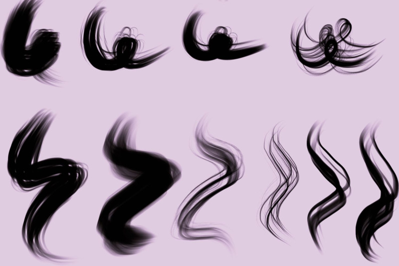 procreate-hair-brushes