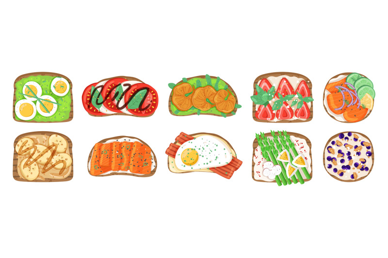 sandwiches-top-view-various-product-combinations-on-bread-slices-egg