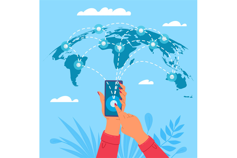 global-internet-marketing-hand-holding-smartphone-on-world-map-backgr