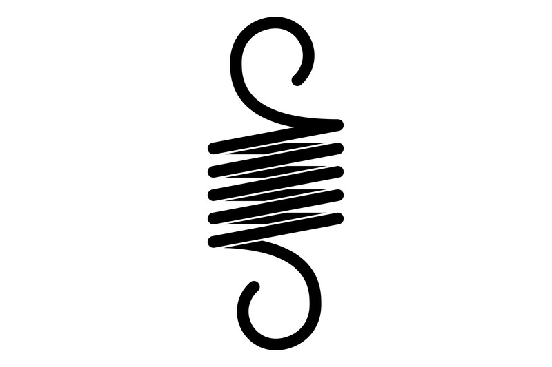 extension-spring-with-hooks-metal-coil-helix-icon