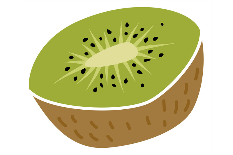 half-kiwi-icon-juicy-tropical-green-fruit