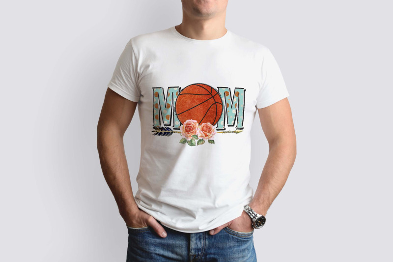 basketball-mom-floral-sublimation