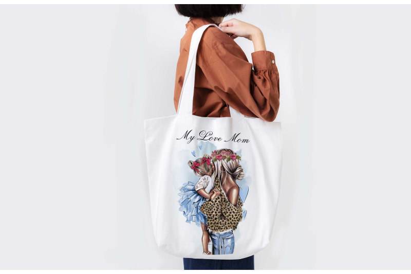 my-love-mom-mother-and-daughter-sublimation