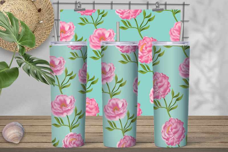 flower-tumbler-design-pink-flower-tumbler-sublimation