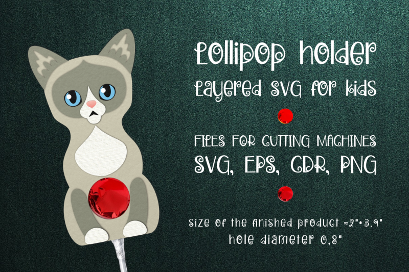 snowshoe-cat-lollipop-holder-template
