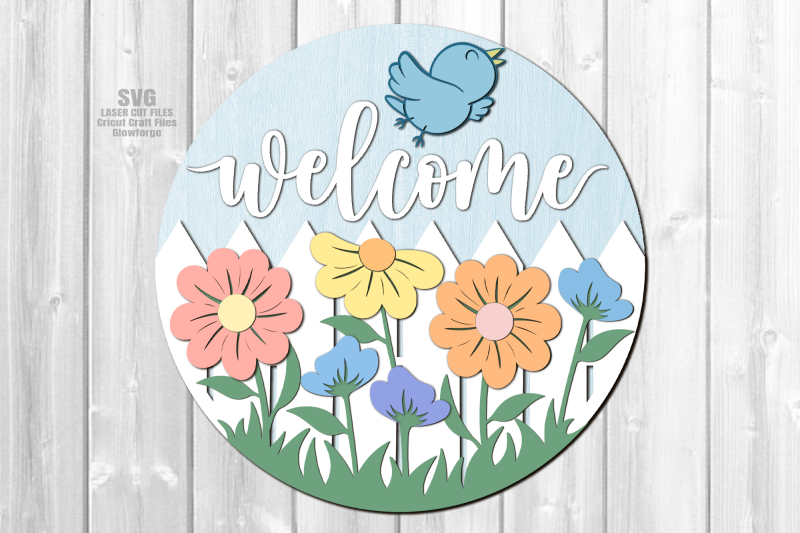 floral-welcome-sign-svg-laser-cut-files-bluebird-round-door-sign-svg