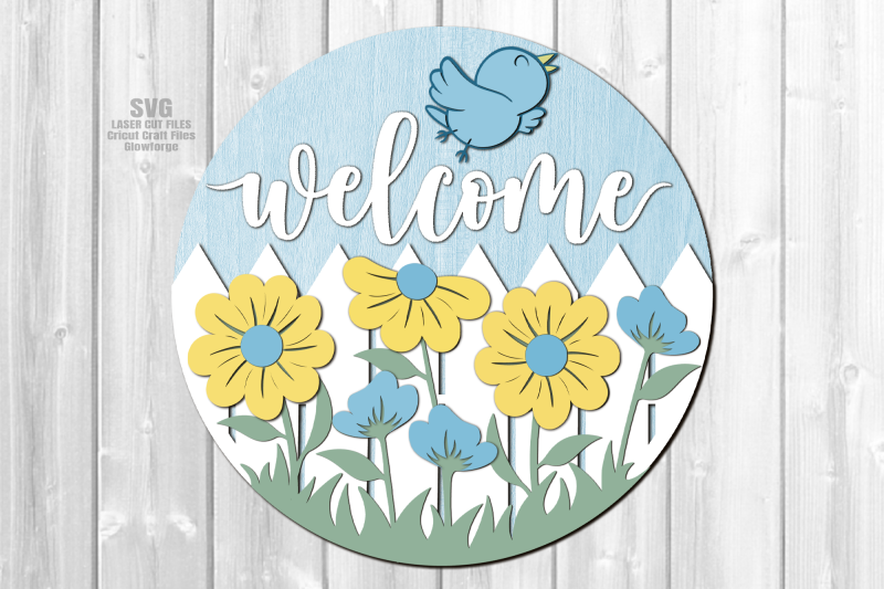 floral-welcome-sign-svg-laser-cut-files-bluebird-round-door-sign-svg