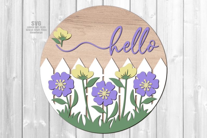 floral-hello-sign-svg-laser-cut-files-hello-summer-round-sign-svg