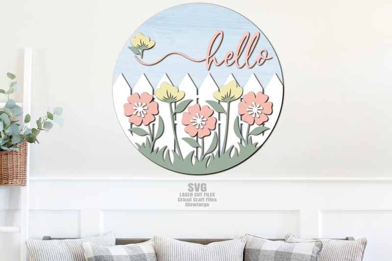 floral-hello-sign-svg-laser-cut-files-hello-summer-round-sign-svg