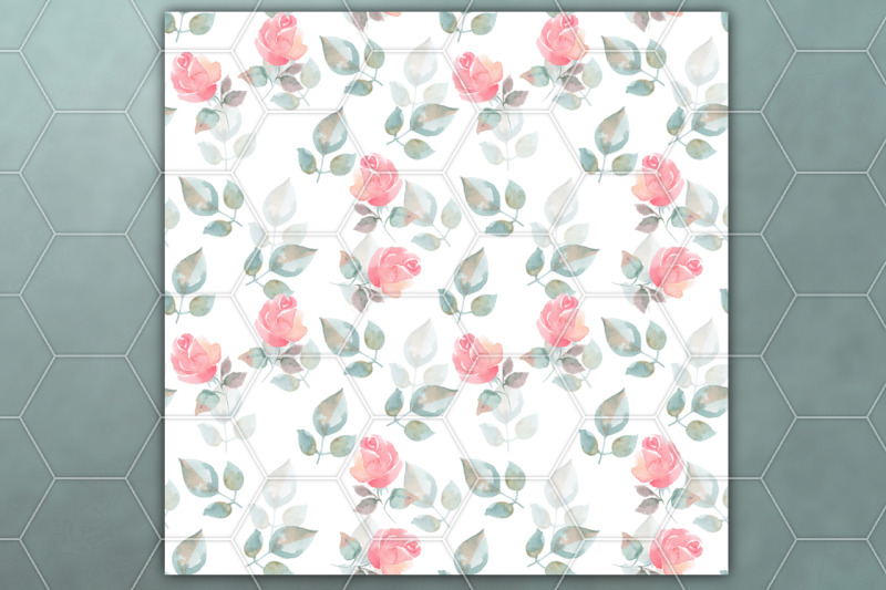 beautiful-roses-watercolor-seamless-pattern