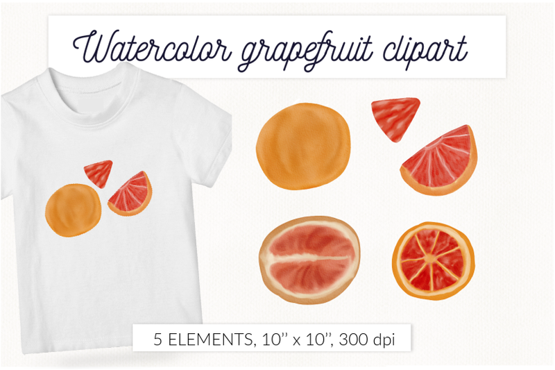 watercolor-citrus-clipart-watercolor-tangerine-mandarin-lemon-grap