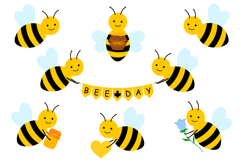 bees-sublimation-bees-bundle-bees-svg-bees-graphic