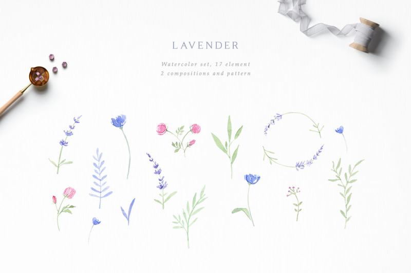 watercolor-lavender-watercolor-clipart-flowers-wedding