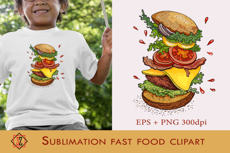 sublimation-fast-food-clipart