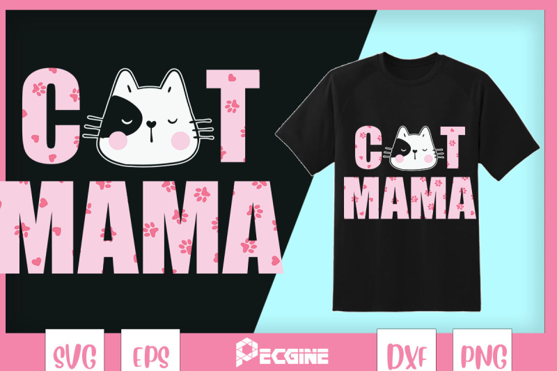 cat-mama-mom-pets-kitten-paw