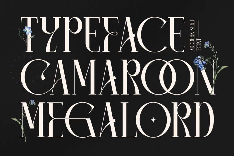 camaroon-megalord-typeface