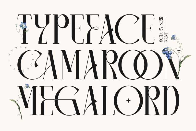 camaroon-megalord-typeface