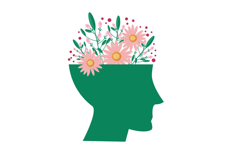 mental-health-concept-human-head-with-flowers-love-yourself-and-clea