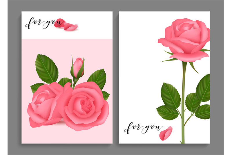 rose-postcards-realistic-roses-cards-love-romantic-banners-for-you