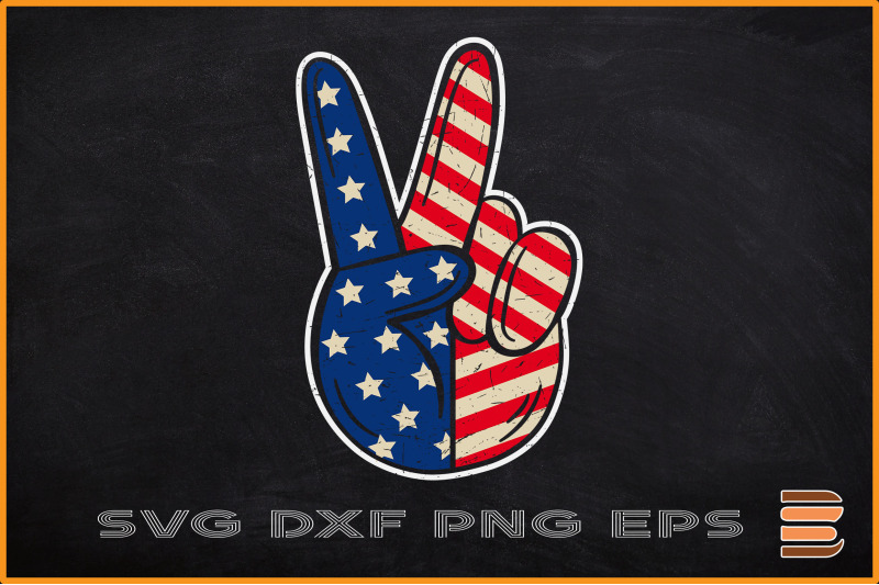 peace-sign-hand-patriotic-american-flag