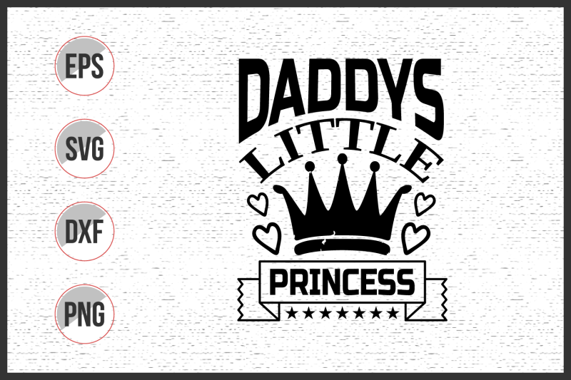 daddy-039-s-little-princess-svg-design