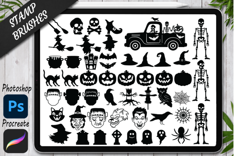halloween-stamps-brushes-for-procreate-and-photoshop-halloween-set