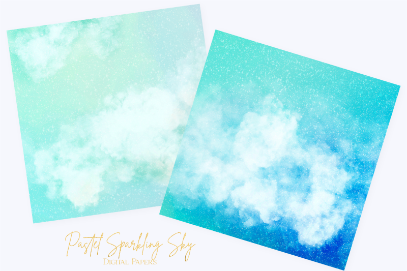 pastel-glitter-cloudy-sky-digital-papers