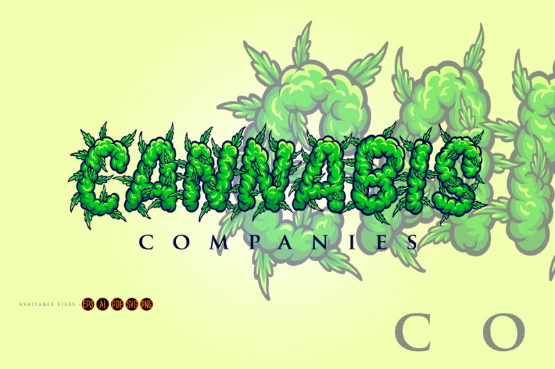 cannabis-word-lettering-with-smoke-effect