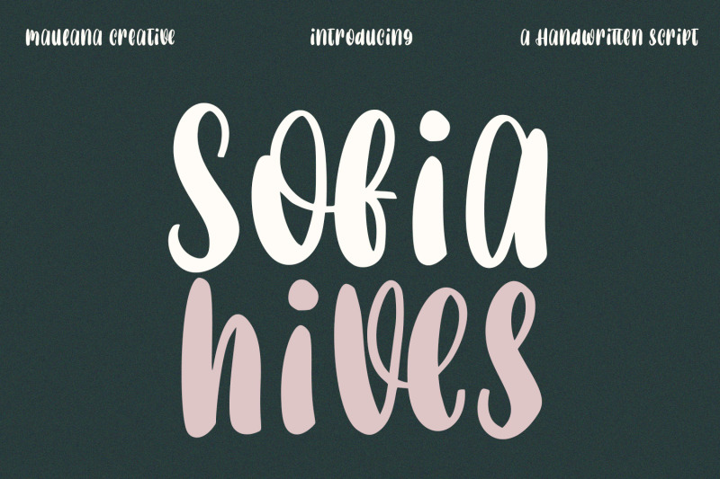 sofia-hives-handwritten-script-font