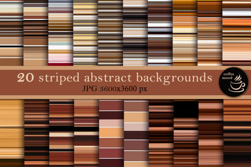 abstract-striped-backgrounds-in-coffee-palette