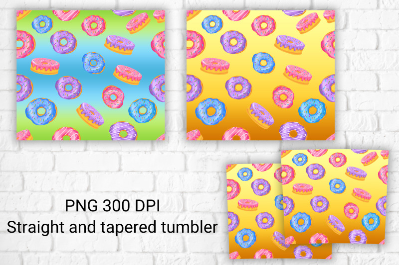 tumbler-sublimation-design-wrap-donut-design