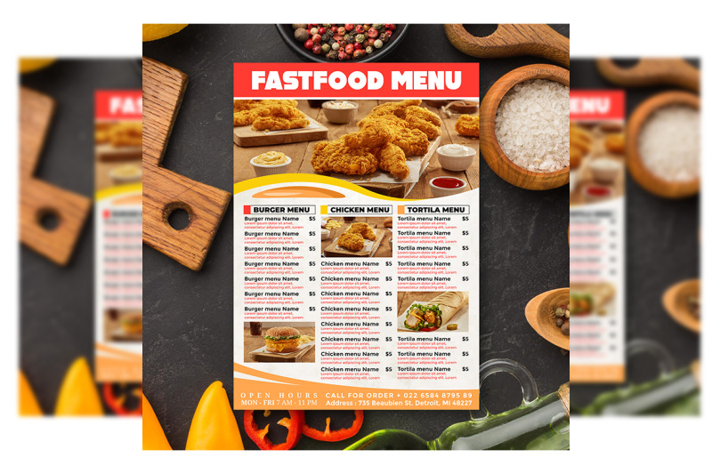 fast-food-menu-flyer-template