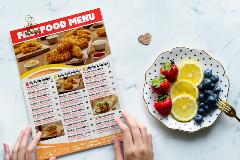 fast-food-menu-flyer-template