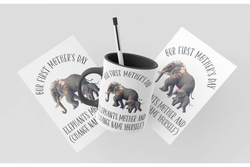 our-first-mothers-day-elephant-sublimation