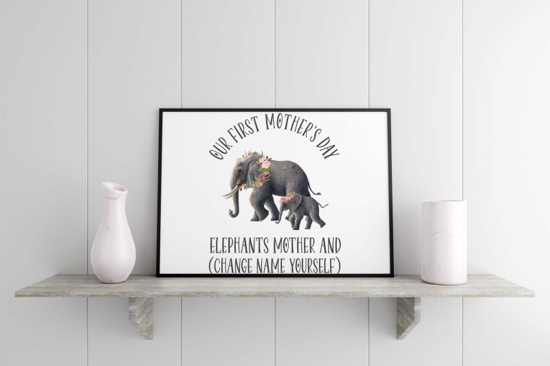 our-first-mothers-day-elephant-sublimation