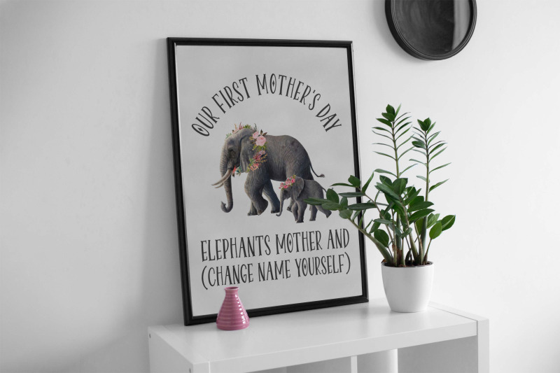 our-first-mothers-day-elephant-sublimation