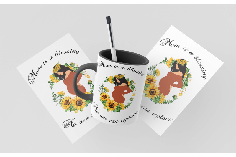 pregnant-woman-sunflower-monogram-sublimation