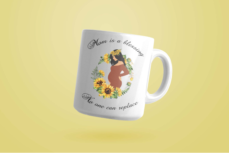 pregnant-woman-sunflower-monogram-sublimation