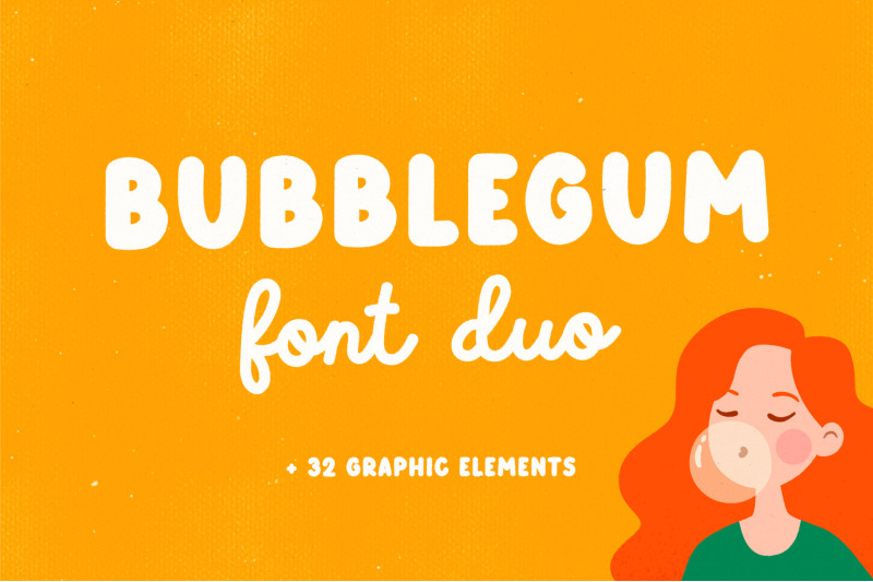 bubblegum-font-duo